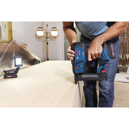 GTH18V-18MB12 18V Brushless 18-Gauge Narrow Crown Stapler Kit with (1) 2 Ah Standard Power Battery - style: Tool + Battery & Charger
