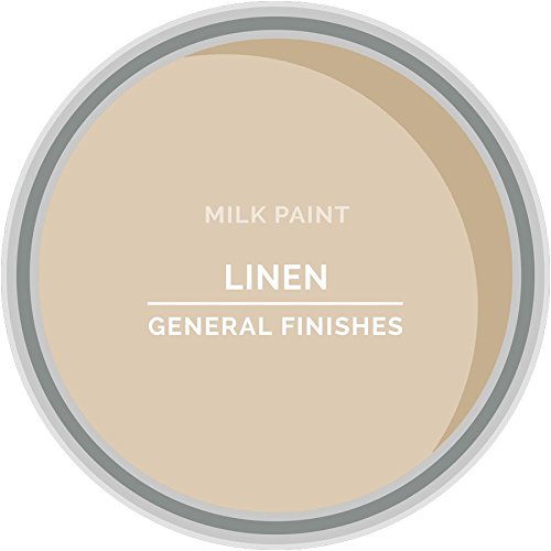 General Finishes Water Based Milk Paint, 1 Quart, Linen - color: Linen, size: 32 Fl Oz (Pack of 1)