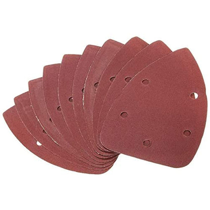 10 Pieces Mouse Sandpaper 5 Holes Detail Sander Sandpaper Hook and Loop Sanding Sheets 800 Grits - size: 800 Grits