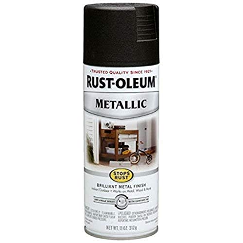 Rust-Oleum Stops Rust Metallic Spray Paint, Oil Rubbed Bronze - color: Oil Rubbed Bronze, size: 11 Ounce (Pack of 1)