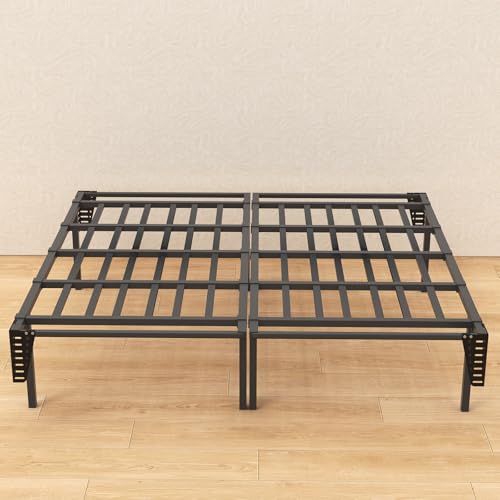 4pcs Headboards Brackets for Metal Bed Frame Headboard Mounting Bracket Headboard Attachment Kit Compatible with14,16,18inches Headboards - color: Black-4PCS