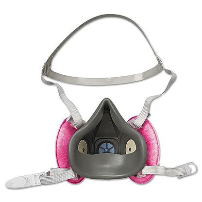 3M 6391 Half Facepiece Respirator 6000 Series, Reusable - size: 1 Count (Pack of 5)