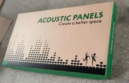 TO-TH Large Acoustic Panels Noise Reducing Sound Wall Panel 10 Pack, Black - color: Black, size: 10 pcs - 47.2'' * 23.6''