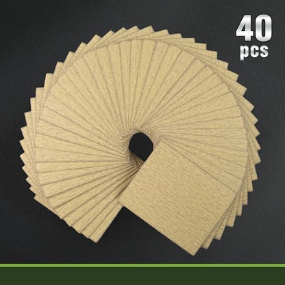 1/4 Sandpaper Sheets 180 Grit 4.5 x 5.5 Inch Sandpaper for Palm Sanders 40PCS Sandpaper Sheets for Car and Woodworking - style: 180grit
