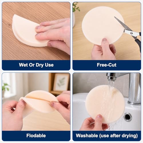 10Pcs 6 Inch Hook and Loop Sponge Sanding Disc, 2000 Grit - size: 6 Inch 2000 Grit