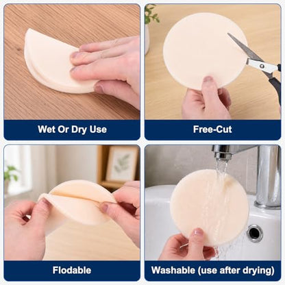 10Pcs 6 Inch Hook and Loop Sponge Sanding Disc, 2000 Grit - size: 6 Inch 2000 Grit