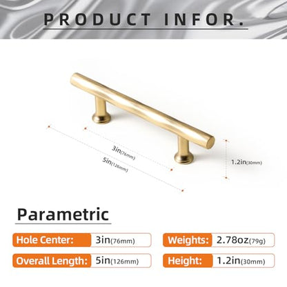 7.56" c-c Champagne Bronze Cabinet Pulls Hammered Drawer Pulls Zinc Alloy - color: Champagne Bronze, size: 3"(76mm) Center to Center