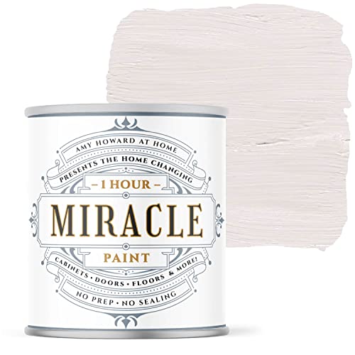AMY HOWARD AT HOME - One Hour Miracle Paint - Water-Based Enamel - Scrubbable Eggshell Finish - All In One - No Stripping, Sanding, or Priming - 32 OZ - Bella's Blush - color: Bella's Blush
