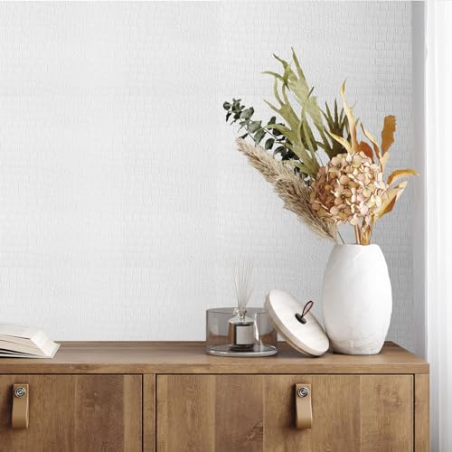 Patterned Paint Roller 7'', 3D Embossing Rubber Roller for Wall Decoration, DIY Pattern Texture Tools, Household Wall Painting (Crocodile Pattern)