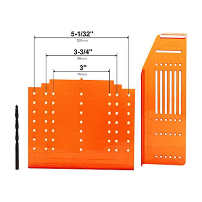 Rok Hardware Knob Handle Pull Drill Mounting Template for Cabinet Doors and Drawers