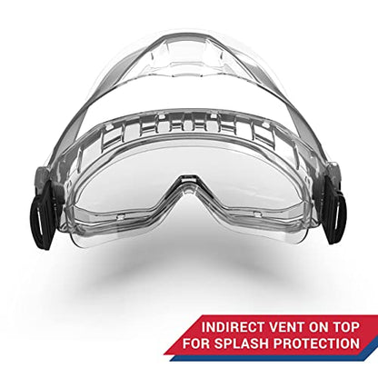 Eagle Eyes Safety Goggles Flip-Up Face Shield, UV Protection, Clear - color: Clear