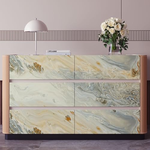 VaryPaper 15.7''x78.7'' Luxury Beige Liquid Marble Contact Paper for Countertops Waterproof Matte Marble Wallpaper Peel and Stick Countertop Vinyl Wrap Removable Granite Wallpaper for Kitchen Bedroom - size: 15.7" x 78.7"