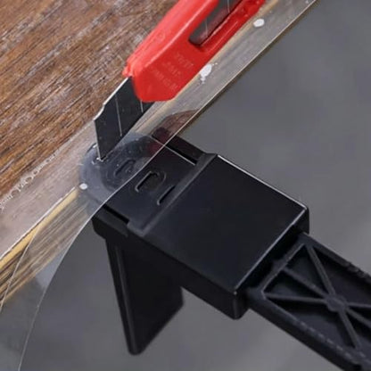 2 Pcs Adjustable Car Wrap Cutting Guide, Edge Trimming Smoothing Tool for Vinyl Wrap, Wallpaper, Furniture Cabinet Film Wrapping