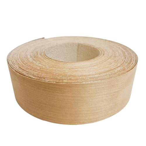 Cherry Wood Veneer Edge Banding Strip 2 Inch,Preglued Iron On with Hot Melt Adhesive Edgebanding Roll, Flexible Wood Tape for Plywood Cabinet Furniture Repair (2" x50') - size: 2" x50'