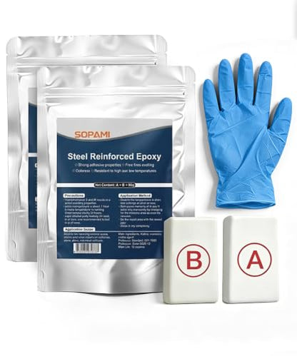 SOPAMI Epoxy Putty Fast Repair Epoxy Clay, High Strength 2 Part