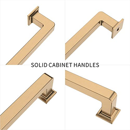 FILTA Cabinet Handles 3.75 Inch 10 Pack Cabinet Pulls for Kitchen Champagne Bronze Metal Drawer Pulls Modern Cabient Hardware Cupboard Handles - color: Champagne Bronze, size: 3.75 inch Hole Center, style: 10-Pack