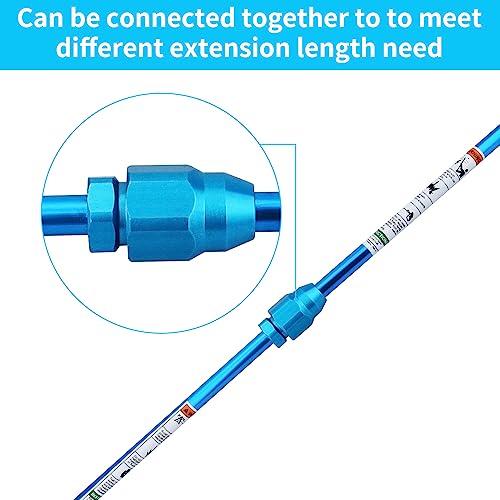 5PCS Airless Sprayer Gun Spray Painting Wand,Airless Spray Gun Tip Extensions,Airless Paint Sprayer Gun Tip Extension Pole,for Airless Paint Gun Wand (blue/8in 12in 20in 30in 40in) - style: blue/8in 12in 20in 30in 40in