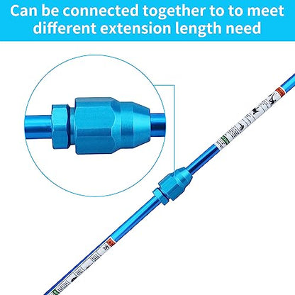 5PCS Airless Sprayer Gun Spray Painting Wand,Airless Spray Gun Tip Extensions,Airless Paint Sprayer Gun Tip Extension Pole,for Airless Paint Gun Wand (blue/8in 12in 20in 30in 40in) - style: blue/8in 12in 20in 30in 40in