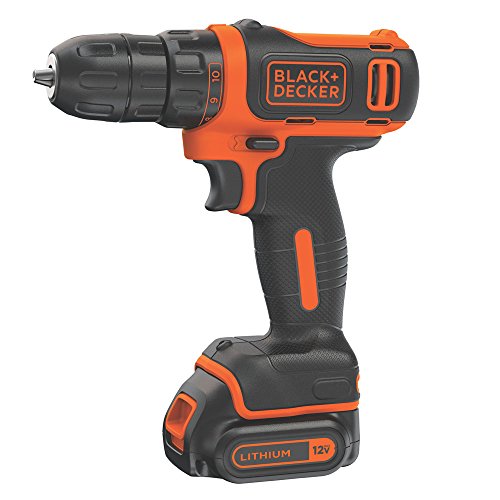 BLACK+DECKER 12V MAX Cordless Drill/Driver, Battery and Charger Included (BDCDD12C) - style: Cordless Drill Kit Only