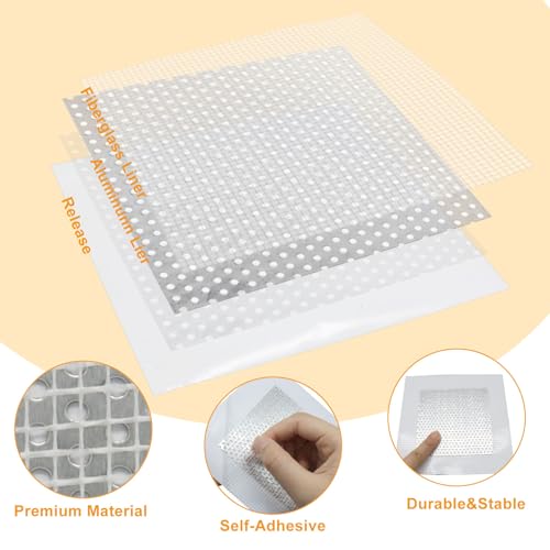 19 Pack Drywall Repair Kit, 2/4/6/8 Inch Patches - size: 2inch，4inch，6inch,8inch(19Pcs)