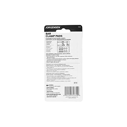 Pony Jorgensen 7437 Work Protecting Bar Clamp Pads, 8 Pieces - size: 1 Pack
