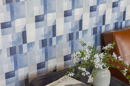 Peel and Stick Wallpaper Sheets, Out of The Blue, 12-Pack - style: Out of the Blue