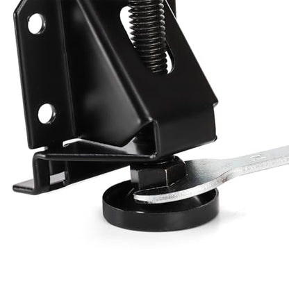 8 Pack Heavy Duty Leveling Feet, Adjustable Furniture Leg Leveler with Screws, Lock Nuts and Wrench for Furniture, Table, Cabinets, Shelves, Workbench