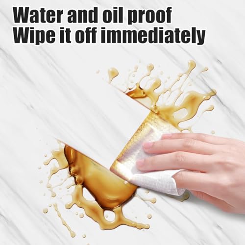 Chejiaye 10pcs Marble Peel and Stick Backsplash Waterproof Washroom Wall Panels, Peel and Stick Tile, PVC Foam Wall Panels for Kitchen,Bathroom,Living Room,Green and Gold(Not Real Tile,11.8" x 11.8") - color: Green and Gold, size: 11.8" x 11.8" x 10Pack