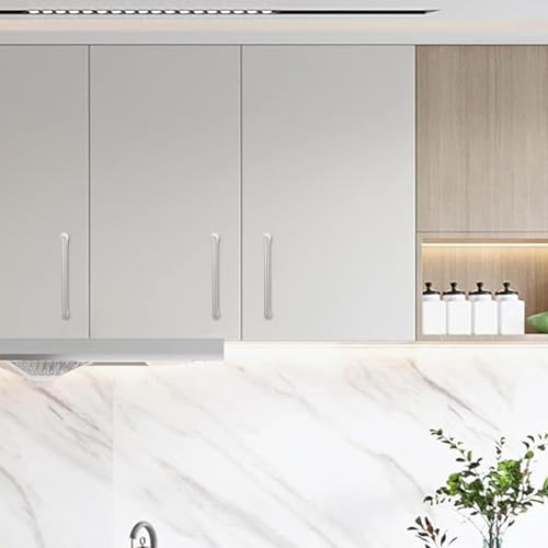 10 Pack 5 inch Brushed Satin Nickel Kitchen Cabinet Handles - color: Brushed Satin Nickel, size: 5 inch Hole Center