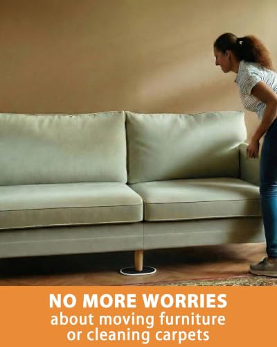 Extra Large Furniture Sliders for Carpet and Hardwood Floors, 8 Plastic - size: For Carpet - 8 PCS