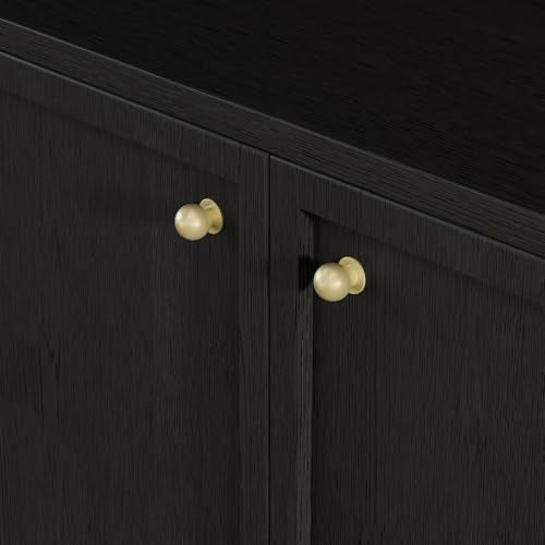homdiy 25 Pack 15/16in Matte Gold Cabinet Knobs - color: Matte Gold