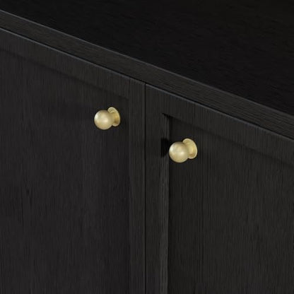 homdiy 25 Pack 15/16in Matte Gold Cabinet Knobs - color: Matte Gold