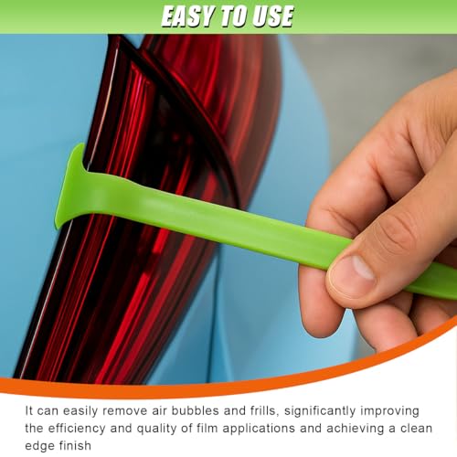 4PCS Car Vinyl Wrap Scraper Tool, Double Axe, Green - size: GN&Db