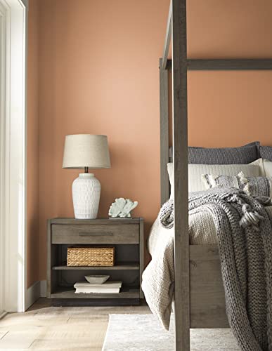 KILZ TRIBUTE Paint & Primer, Interior, Semi-Gloss, Bright Marigold, 1 Gallon - color: BRIGHT MARIGOLD, size: 128 Fl Oz (Pack of 1), style: Semi-Gloss