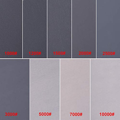 AUSTOR 63 Pcs Wet and Dry Sandpaper Assorted Abrasive Paper Sanding Sheets