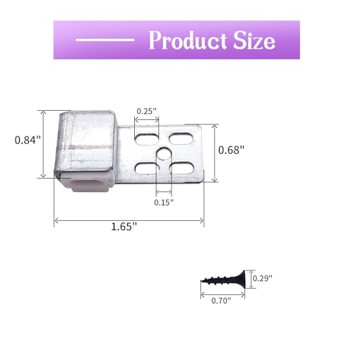 Upholstery Spring Clips, 20Pcs with Screws