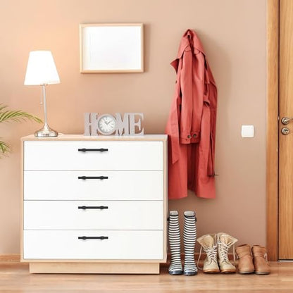 15 Pack Black Cabinet Handles, 3" Hole Center Drawer Pulls Cabinet Hardware - color: Black, size: 3 Inch Hole Center