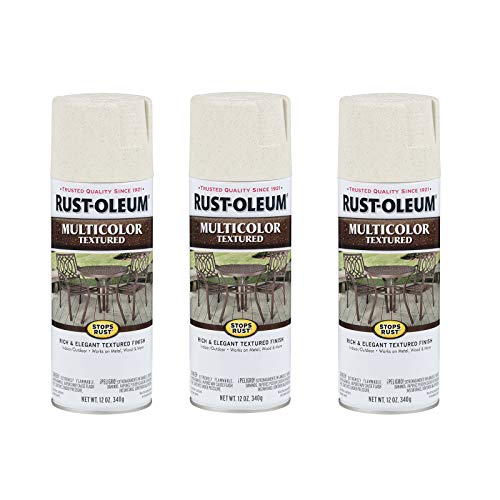 Rust-Oleum Stops Rust Multi-Color Textured Spray Paint, Caribbean Sand - color: Caribbean Sand, size: 12 Ounce (Pack of 3)