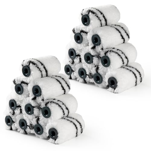 20 Pack 2 Inch Mini Paint Roller Cover, 3/8 Inch Nap - size: 2 Inch, 20 Pack