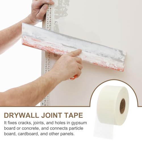 PATIKIL Drywall Repair Mesh Tape, 4 inch x 328 ft Fiberglass Repair Patch Self-Adhesive Dry Wall Joint Tape 12 Mesh Wall Hole Crack and Seam Patch, White - size: 4 inch x 328 Feet