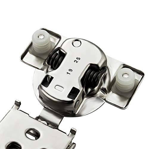 Ravinte 1/2 Inch Overlay Soft Close Hinge Kitchen Cabinet Hinges 50 Pack - size: 1/2 inch Overlay