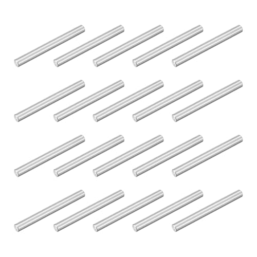 uxcell 60Pcs M3x30mm 304 Stainless Steel Dowel Pin,Shelf Support Peg Pin - size: M3x30mm