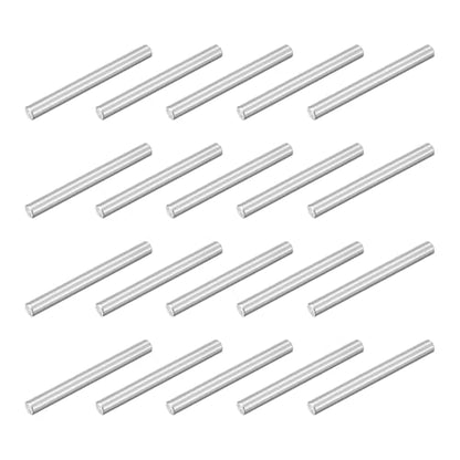 uxcell 60Pcs M3x30mm 304 Stainless Steel Dowel Pin,Shelf Support Peg Pin - size: M3x30mm