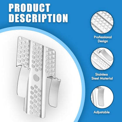 Drywall Repair Clips, 30pcs Drywall Fastner Clips with 60 Screws Fits 1/2" and 5/8" Panels Stainless Steel Wall Patch Kits for Walls Repairing (30)