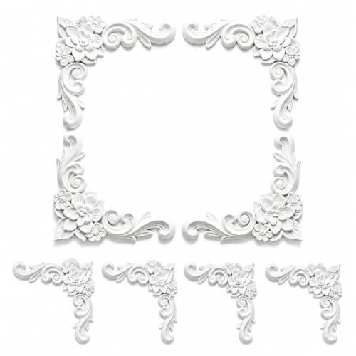 Corner Wall Molding Kit, 6.30 × 6.30 in 8pc