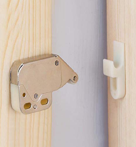 Furniture Cabinet Door, Spring Buckle Lock, self-Locking Hinge