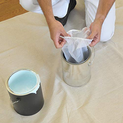 Trimaco 11213 SuperTuff Regular Mesh/Elastic Top Bag Paint Strainers, 2 Gallon, (25-Pack)