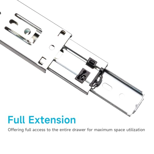 Soft Close Drawer Slides 22 Inch 10 Pairs Full Extension