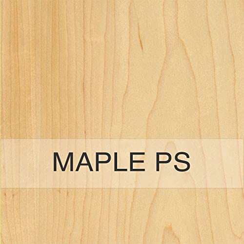 Maple PS Veneer 10MIL 2x8 Paperback Sheets - color: Maple PS, size: 2x8, style: 10MIL Paperback