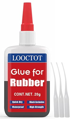 Black Rubber Glue,Super Instant Glue for Rubbers,Tire,Tube,Edge,etc 20g - style: Rubber Glue